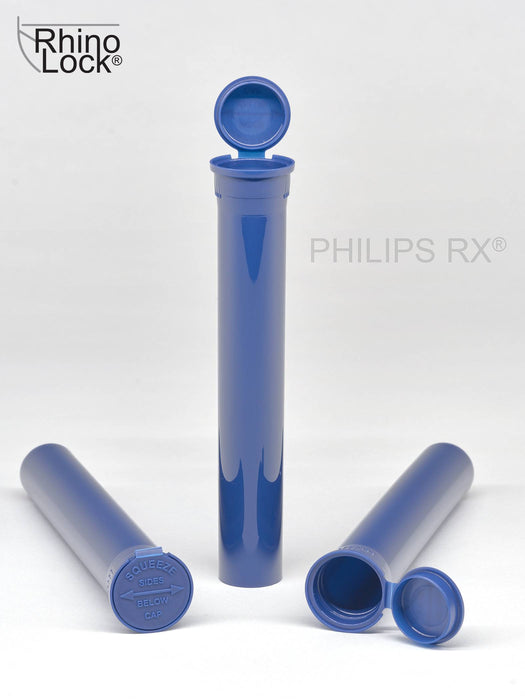 Philips RX 116mm Blunt Tube - Blueberry Blue - CPSC Child Resistant - (475 Count)-Joint Tubes & Blunt Tubes