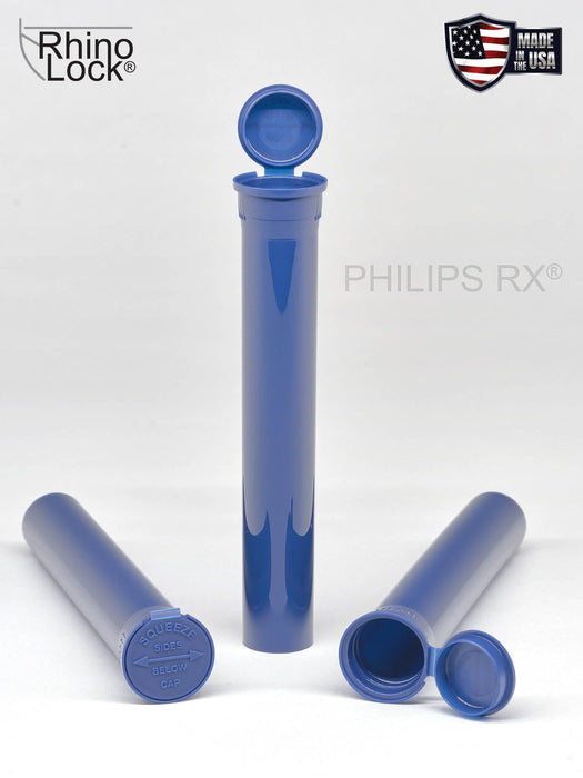 Philips RX 116mm Blunt Tube - Blueberry Blue - CPSC Child Resistant - (475 Count)-Joint Tubes & Blunt Tubes