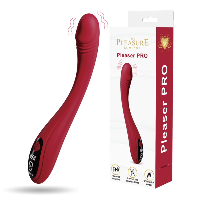 Pleaser Pro G Spot Curved Wand-Vibrators