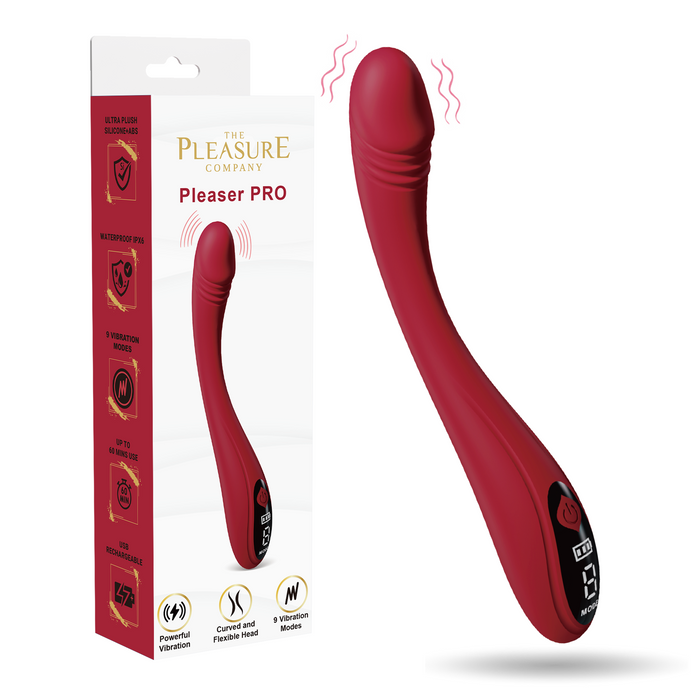 Pleaser Pro G Spot Curved Wand-Vibrators