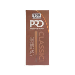Pre Rolls Depot Paper Cones - 1 1/4 Size - Brown - (900 Bulk Cones Per Box)-Papers and Cones
