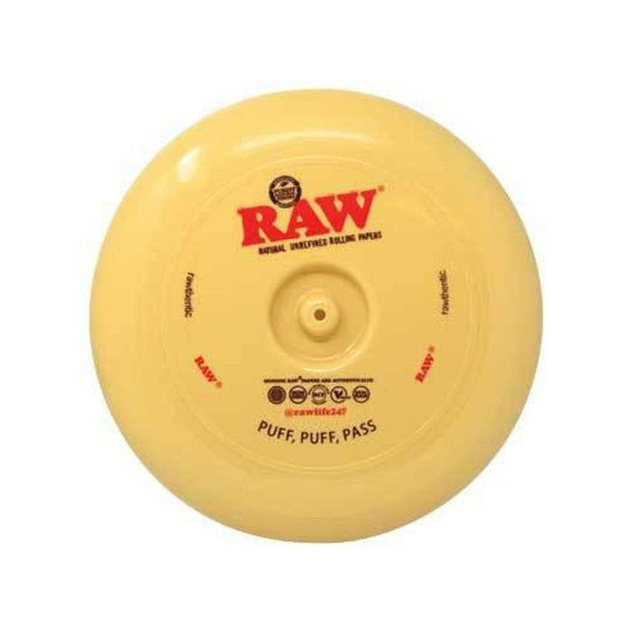 RAW Authentic Flying Disc With Cone Holder - (1 Count)-Novelty, Hats & Clothing