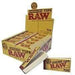 RAW Authentic Hemp & Cotton Perforated Wide Tips - 50 Tips Per Pack - (50 Count Display)-Papers and Cones