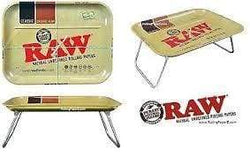 RAW Authentic Natural Rolling Dinner Tray - (1 Count)-Rolling Trays and Accessories