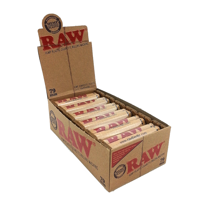 RAW Authentic Rolling Machine 79mm (12 Count Per Display)-Rolling Trays and Accessories