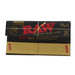 RAW Authentic Rolling Papers Classic King Size Slim Black With Tips - (24 Count Display)-Papers and Cones