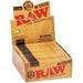 RAW Authentic Rolling Papers King Size Supreme Creaseless - (24 Count Per Display)-Papers and Cones