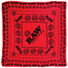 RAW Authentic Ultra Soft Fashion Scarf - Red - (1 Count)-Novelty, Hats & Clothing