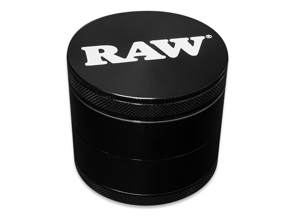 RAW Grinder G-Life 2.3" 4-Piece Grinder - Black - 55mm - (1 Count)-Grinders