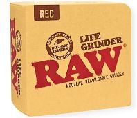 RAW Grinder G-Life 2.3" 4-Piece Grinder - Red - 55mm - (1 Count)-Grinders