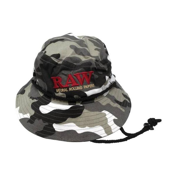 RAW Smokermans Bucket Hat - Camo - (Medium)-Novelty, Hats & Clothing
