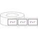 Rectangle - Blank Roll White Gloss Premium BOPP Labels (Various Sizes)-Prescription Labels & State Compliant Labels
