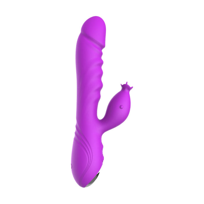 Red Queen Premium Rabbit Vibe - Purple-Multi-Functional, Rabbit