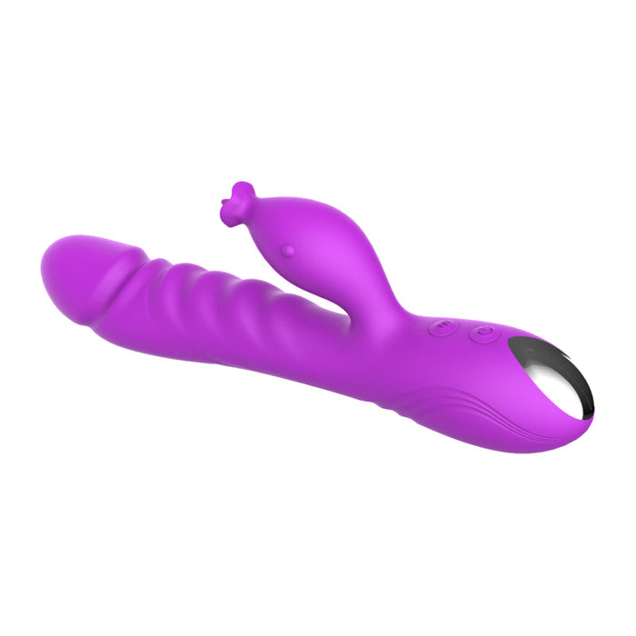 Red Queen Premium Rabbit Vibe - Purple-Multi-Functional, Rabbit