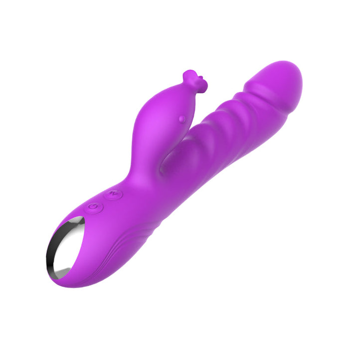 Red Queen Premium Rabbit Vibe - Purple-Multi-Functional, Rabbit