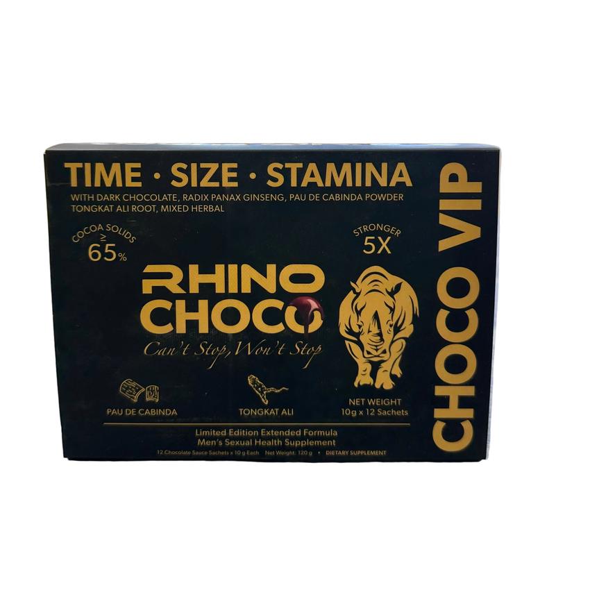Rhino VIP Chocolate Sauce Male Enhancement - (12 Count Box) — MJ Wholesale