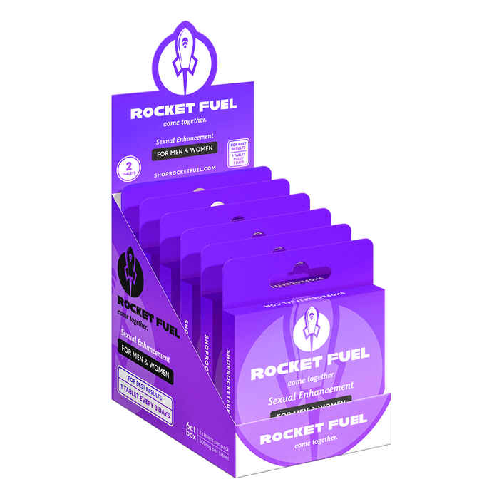Rocket Fuel - All Natural Stimulant Sexual Libido Supplement - 2 Tablets Per Pack - (6 Count Display)-Dietary Supplements