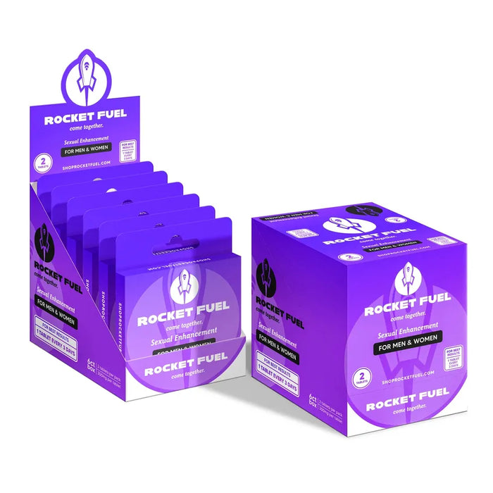 Rocket Fuel - All Natural Stimulant Sexual Libido Supplement - 2 Tablets Per Pack - (6 Count Display)-Dietary Supplements