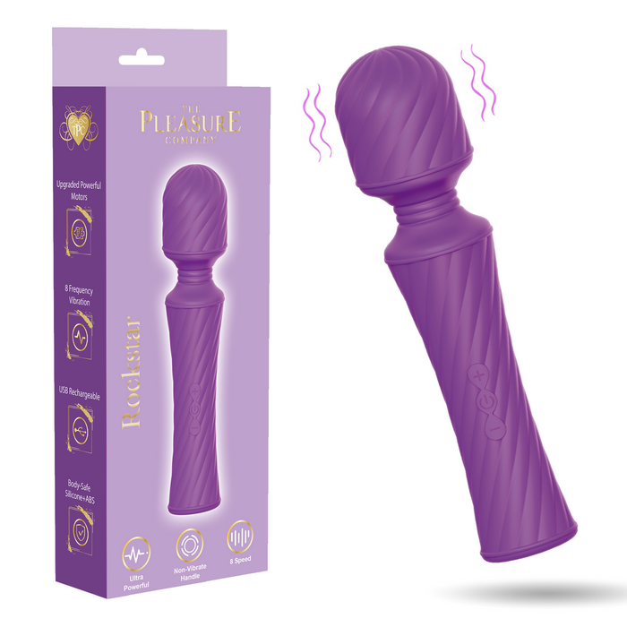 Rockstar Power Wand - Purple-Power Wand