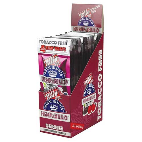 Royal Blunt Hemp Wraps - Various Flavors - (15 Packs Per Display)-Papers and Cones