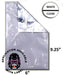 SAMPLE of Mylar Bag White/Clear - 1 Oz - 28 Grams 6 x 9.25" - (1 Count SAMPLE)-Mylar Smell Proof Bags