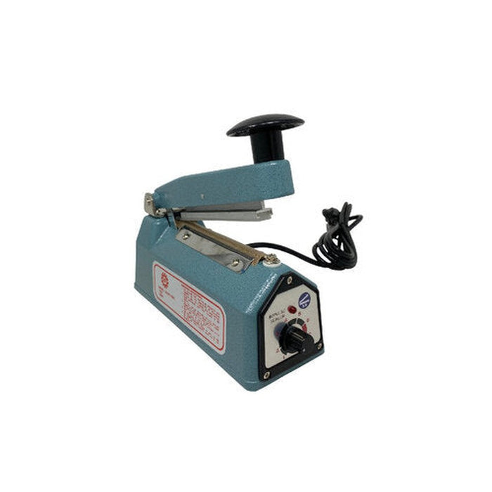 Sealer Sales 8" KF-Series Hand Sealer With 2mm Seal Width - Blue - (1 Count)-Processing and Handling Supplies