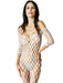 Sexy Fishnet Bodystocking - White-LINGERIE > Bodystocking