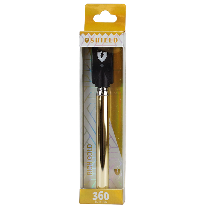 Shield Battery 510 Thread 360 Slim Pen - Various Colors - (1 Count) - MJ Wholesale Shield Battery 510 Thread 360 Slim Pen - Various Colors - (1 Count) - MJ Wholesale