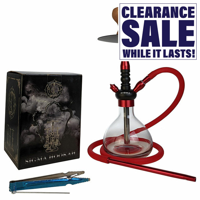 Sigma 15" Hookah - Color May Vary - (1 Count)-Hand Pipes, Rigs, & Bubblers