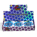 Silicone Glass Ashtray 100mm - Various Color and Design Per Display - (6 Count Display)-Rolling Trays and Accessories
