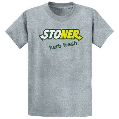 Stoner Herb Fresh - T-Shirt - Various Sizes - (1 Count or 3 Count)-Novelty, Hats & Clothing