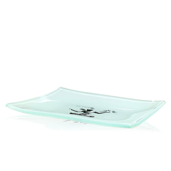 STR8 Detroit Shatter Resistant Glass Rolling Tray - (1 Count)-Rolling Trays and Accessories