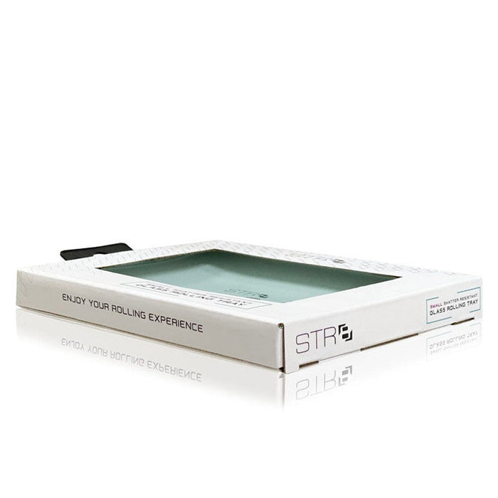 STR8 Detroit Shatter Resistant Glass Rolling Tray - (1 Count)-Rolling Trays and Accessories