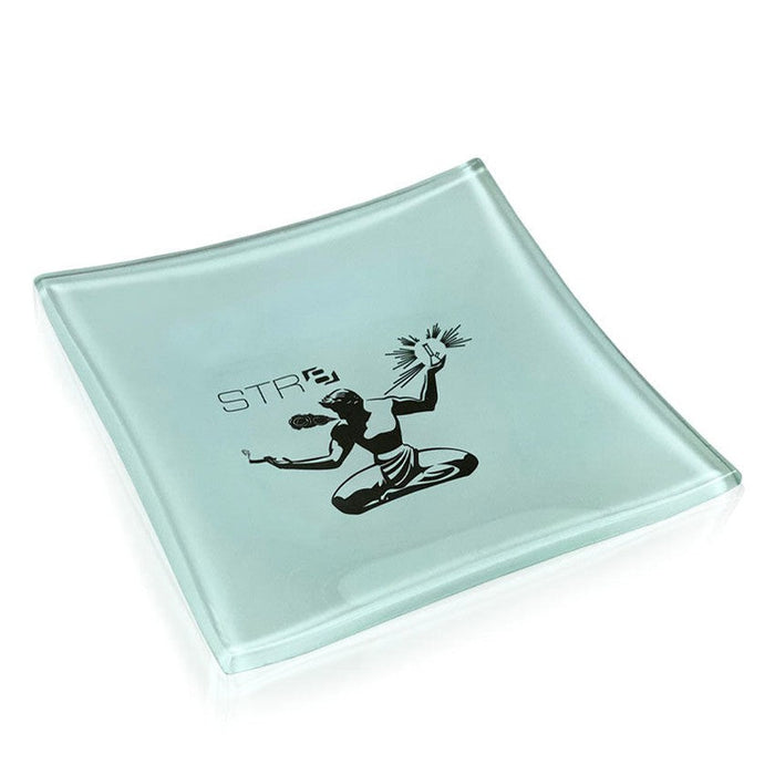STR8 Detroit Shatter Resistant Glass Rolling Tray - (1 Count)-Rolling Trays and Accessories