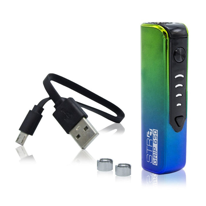 STR8 Grip 650 mAh 510 Thread Vape Battery Kit - Various Colors - (1 Co MJ Wholesale STR8 Grip 650 mAh 510 Thread Vape Battery Kit - Various Colors - (1 Co MJ Wholesale