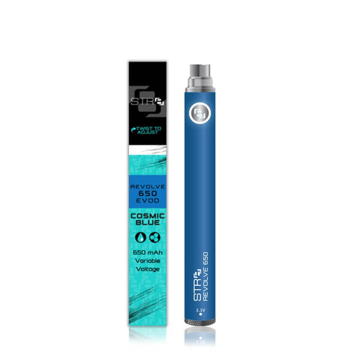 STR8 Revolve 510 Thread 650 mAh Evod Batteries - Various Colors - (1 MJ Wholesale STR8 Revolve 510 Thread 650 mAh Evod Batteries - Various Colors - (1 MJ Wholesale