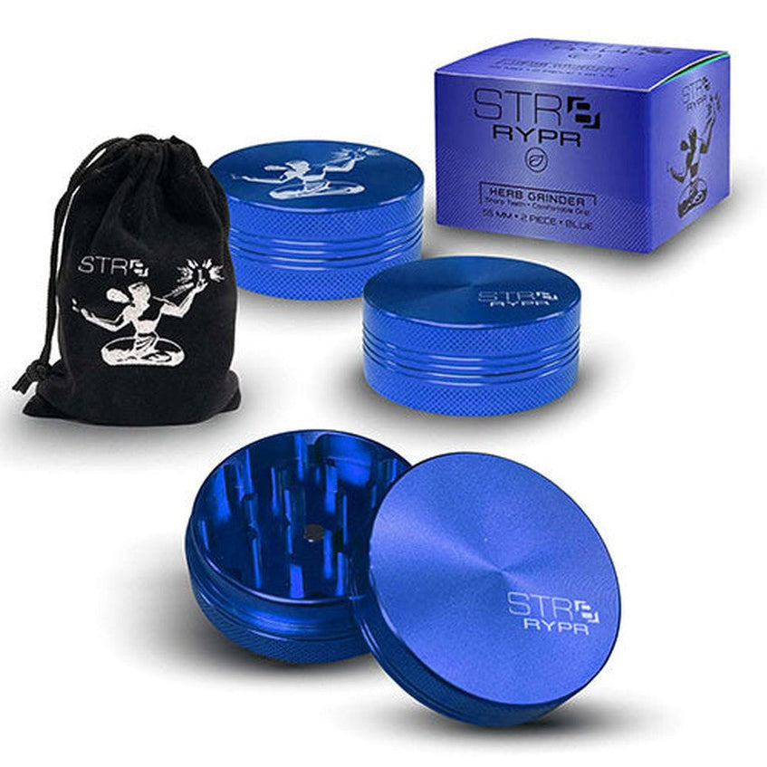 STR8 RYPR Aluminum Grinder - 2 Piece - 55mm - Various Colors - (1 Coun ...