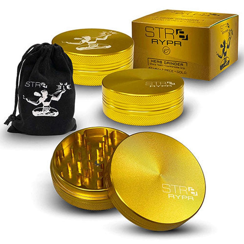 STR8 RYPR Aluminum Grinder - 2 Piece - 63mm - Various Colors (1
