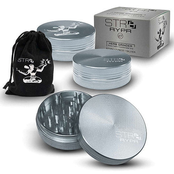 STR8 RYPR Aluminum Grinder - 2 Piece - 63mm - Various Colors (1