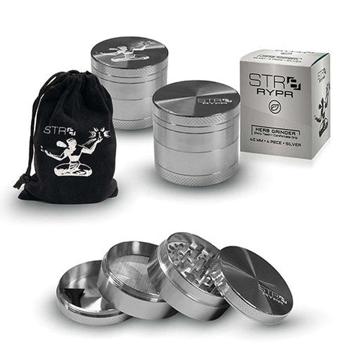 STR8 RYPR Aluminum Grinder - 4 Piece - 40mm - Various Colors - (1 Count)-Grinders