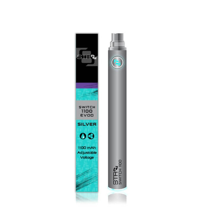 STR8 Switch 510 Thread 1100 Evod Batteries - Various Colors - (1 or 5 MJ Wholesale STR8 Switch 510 Thread 1100 Evod Batteries - Various Colors - (1 or 5 MJ Wholesale