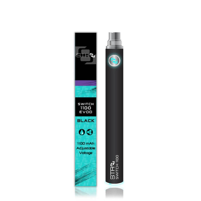 STR8 Switch 510 Thread 1100 Evod Batteries - Various Colors - (1 or 5 MJ Wholesale STR8 Switch 510 Thread 1100 Evod Batteries - Various Colors - (1 or 5 MJ Wholesale