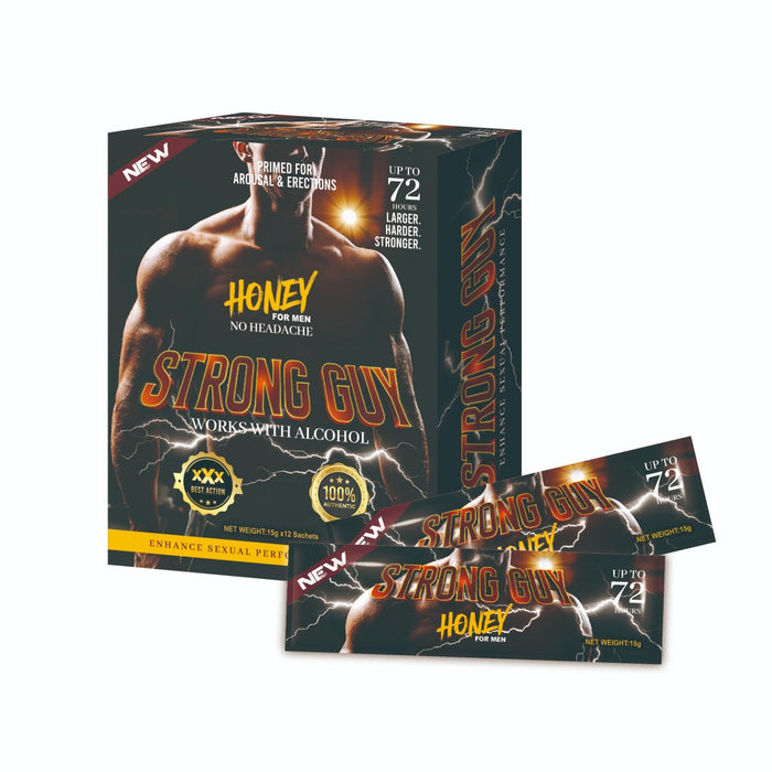 Strong Guy Honey - 12ct Per Display-PERSONAL HEALTH > Enhancements > Honey