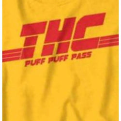 THC Puff Puff Pass - T-Shirt - Various Sizes (1 Count or 3 Count)-Novelty, Hats & Clothing