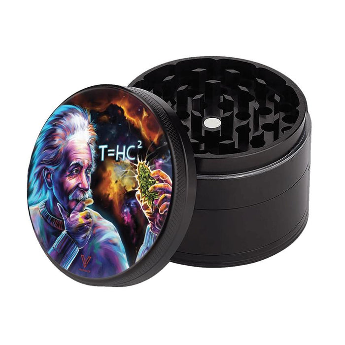 T=HC2 Einstein Clean Cut Non Stick 4-Piece Grinder 55mm - (1 Count)-Grinders
