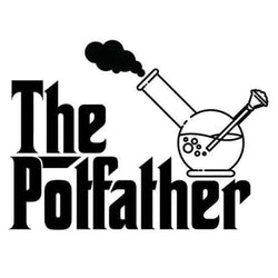 The PotFather White - T-Shirt - Various Sizes (1 Count or 3 Count)-Novelty, Hats & Clothing