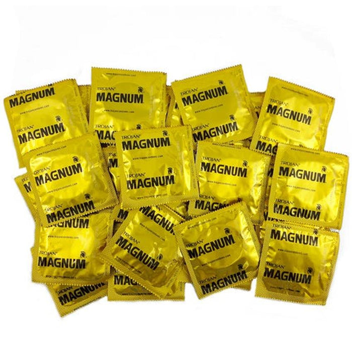 Trojan Magnum Condoms Individual Single Pack - (50 Count Box)-Condom