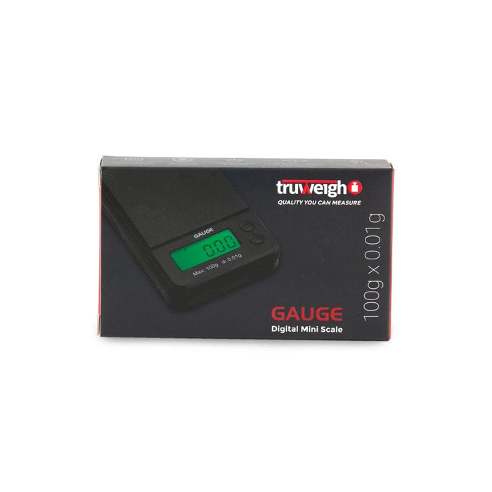 Truweigh Gauge Scale - 100g x 0.01g - Black - (1 Count)-Scales & Calibration Weights