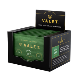 Valet 60g Two-Way Cigar Humidity Packs – 12 Pack or Bulk Case of 100-Humidity Packs
