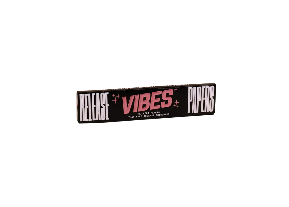 Vibes King Size Ultra Thin Release Papers - 33 Sheets Per Pack - (50 Count Display)-Papers and Cones